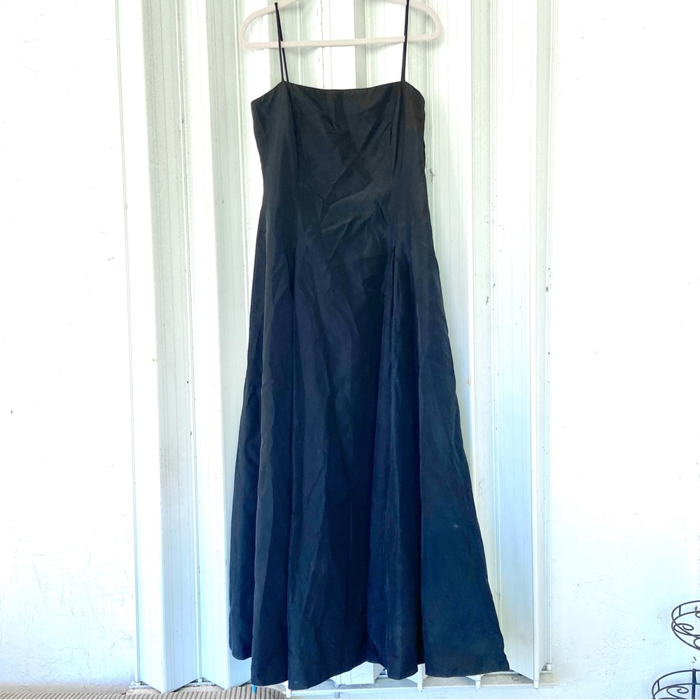 INC International Concepts Black Camisole Acetate Dress Size 12!